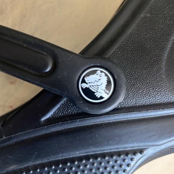 Mens CROCS strap sandal black size 13 - Picture 7 of 8